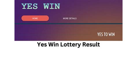 Yeswin Lottery Result Chart Today 2023 (Live Result).